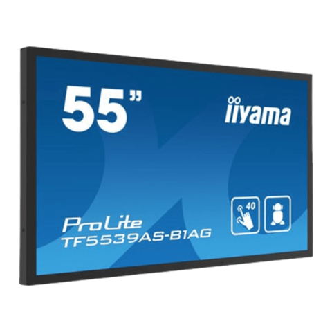 Monitor dotykowy IIYAMA 55'' PROLITE TF5539AS-B1AG (czarny, pojemnościowy)