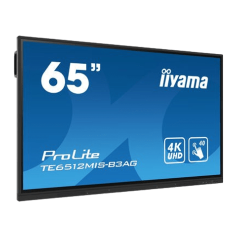 Monitor dotykowy IIYAMA 65'' PROLITE TE6512MIS-B3AG (czarny, PureTouch-IR⁺)