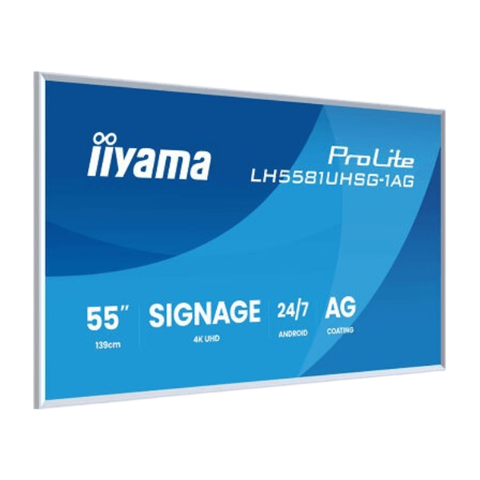 Monitor IIYAMA 55'' PROLITE LH5581UHSG-1AG (biały, cienkie ramki)