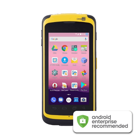 Terminal danych RS51 GMS, Android 8.0 , LTE, Bluetooth, Wi-Fi, @ Octa-core 1.8 GHz, GSM dual SIM, GPS, NFC, ekran 4.7' HD, 2D Imager ( STD RANGE Cipher) , kolor czarny, kabel kom.-ład. USB, zasilacz, akumulator 5300 mAh
