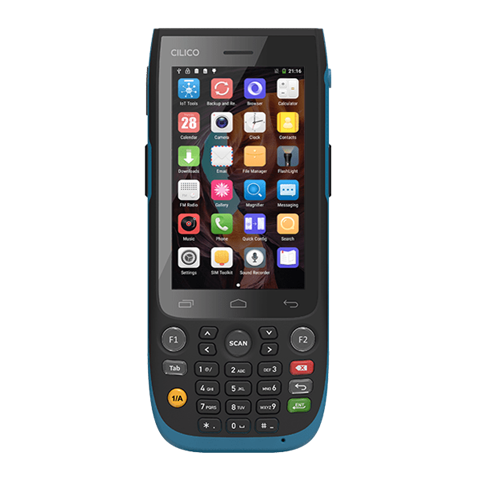 Kolektor danych Cilico F750 / Android 9 GMS / Ekran 4" FHD / Czytnik 2D Imager (SE4710) / NFC / Octa-core 2.5 GHz / 2GB RAM / 16 GB FLASH / 4100 mAh battery / Wi-Fi / Bluetooth / 3G/4G+ LTE / PSAM / IP68 - EOL