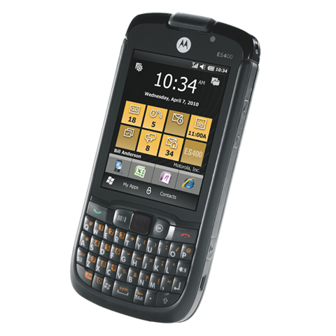 Terminal danych ES400 /256 RAM/1 GB ROM/BT/GPS/GPRS/czytnik 1D - 2D/ WM 6.5/klawiatura QWERTY/aparat fotograficzny 3.2 MP Auto Focus/ 1540 mAh