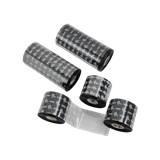 Термострічка 33 мм/74 МБ віск, чорний, зовнішня спіраль, довга втулка 0,5 дюйма (110 мм)