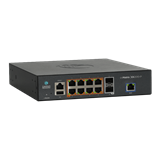 Cambium Networks Intelligent Ethernet PoE Switch, 8 x 1G і 2 оптоволоконних порти SFP, без шнура живлення, функціональні можливості L2 і L3, розширені QoS, ACL, фільтрація, пропускна здатність комутації 20 Гбіт/с