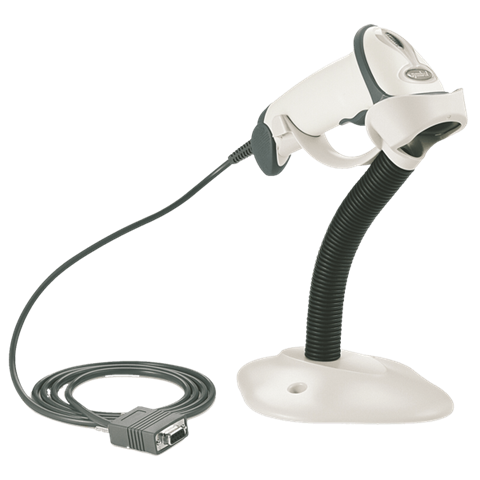 Зчитувач штрих-кодів Symbol LS2208/USB/світло-сірий/підставка/кабель