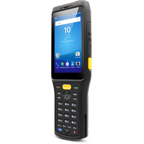 Термінал даних Chainway C61 з держателем UHF CM710, Android 13 GMS, 2D Imager SE44850, 4", 4 ГБ RAM, 64 ГБ FLASH, 47 клавіш, LTE 4G, WIFI, BT, GPS, NFC, камера 13 Мп, 6700 мАг, USB-кабель, блок живлення