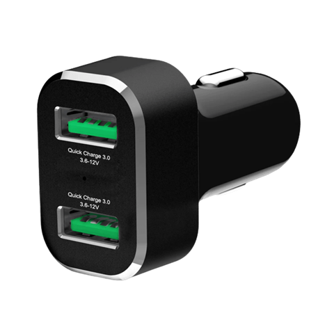 Зарядний пристрій для сигарет RamMount GDS® із 2 портами USB і швидкою зарядкою Qualcomm®