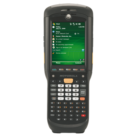 MC9590-K GPS/Wi-Fi // Laser 1D/ Windows Mobile 6.5 / 256 MB RAM / 1GB FLASH / буквено-цифрова клавіатура - довга / VGA екран 480x640 / батарея 4800 mAh / стилус.