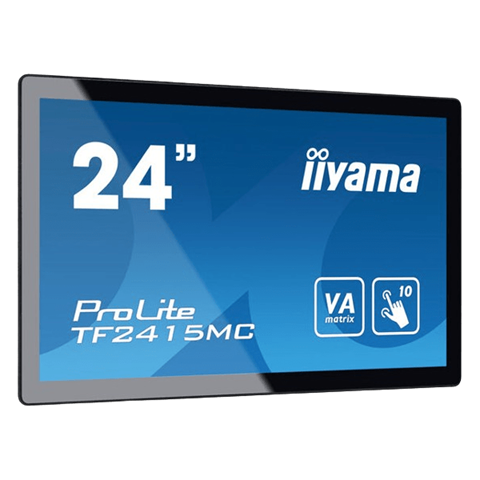 Сенсорний монітор IIYAMA 24'' PROLITE TF2415MC-B2 (чорний, ємнісний)