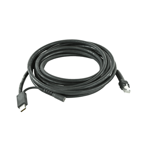 Комунікаційний кабель для Symbol DS7708/USB/прямий/4,5 м/додатковий зовнішній блок живлення 12 В