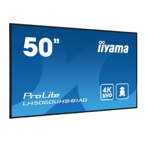 Монітор IIYAMA 50'' PROLITE LH5060UHS-B1AG (чорний, тонкі рамки)