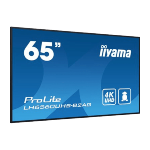 Монітор IIYAMA 65'' PROLITE LH6560UHS-B2AG (чорний, тонкі рамки)