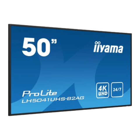 Монітор IIYAMA 50'' PROLITE LH5041UHS-B2AG (чорний, тонкі рамки)