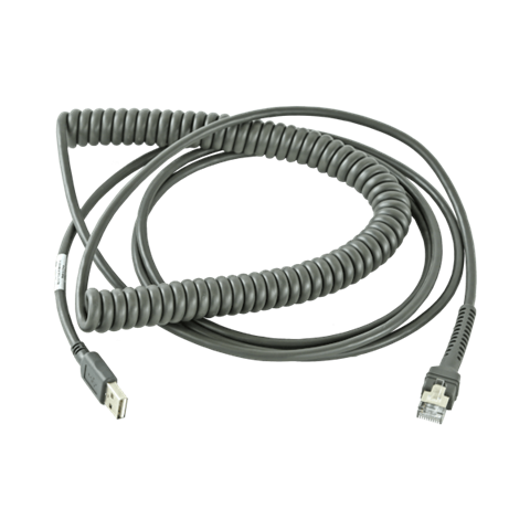 Кабель зв'язку для Zebra/DS2208/DS4308/DS7708/DS9208/LI2208/USB екранований/скручений/15 футів (4,6 м)/серії A