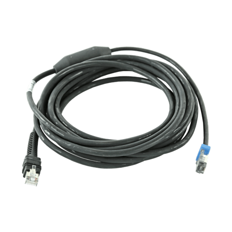 Кабель зв'язку для Zebra/DS2208/DS7708/DS81xx/IBM: 468x/9x/прямий/15 футів (4,6 метра)/9B/автоматичне визначення хосту/12 В