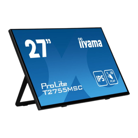 Сенсорний монітор IIYAMA 27'' PROLITE T2755MSC-B1 (чорний, ємнісний)