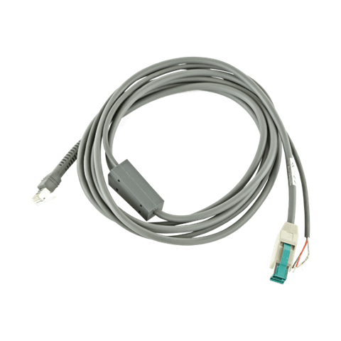 Кабель зв'язку для Zebra/ds2208/DS9208/USB екранований/прямий/9 футів (2,8 м)/power plus/EAS