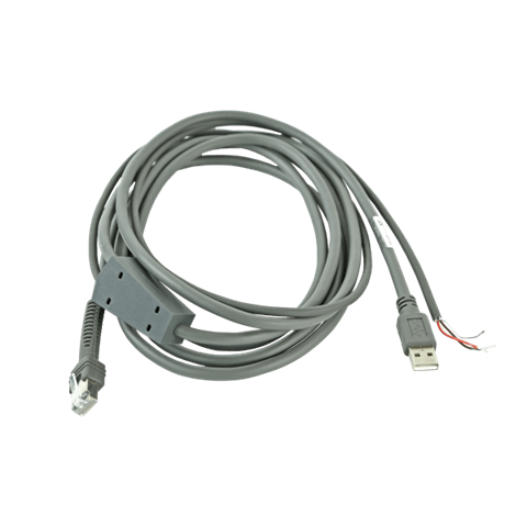 Кабель зв'язку для Zebra/DS2208/DS9208/USB екранований/прямий/9 футів (2,8 м)/серії A/EAS