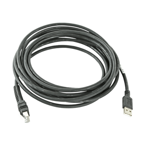Кабель зв'язку для Zebra/DS81xx/USB екранований/прямий/15 футів (4,6 м)/power plus/BC1.2