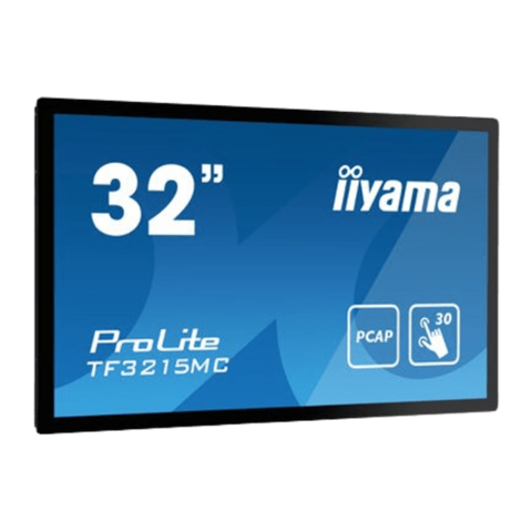 Сенсорний монітор IIYAMA 31.5'' PROLITE TF3215MC-B2 (чорний, ємнісний)