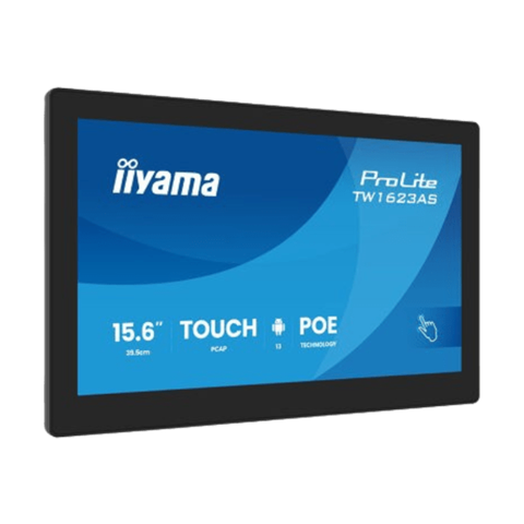 Панель Android IIYAMA TW1623 / 15,6'' / BT / WiFi / RK3568 / 4GB DDR4 / 32GB eMMC / блок живлення / без підставки / Android 13 / POE / Android Panel IIYAMA TW1623 / 15,6'' / BT / WiFi / RK3568 / 4GB DDR4 / 32GB eMMC / zasilacz / bez podstawki / Android 13