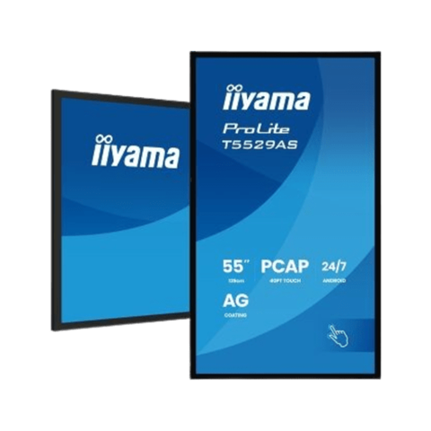Сенсорний монітор IIYAMA 55'' T5529AS-B1AG / Android 14 / MTK9679 (чорний, ємнісний)