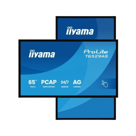 Сенсорний монітор IIYAMA 65'' T6529AS-B1AG / Android 14 / MTK9679 (чорний, ємнісний)