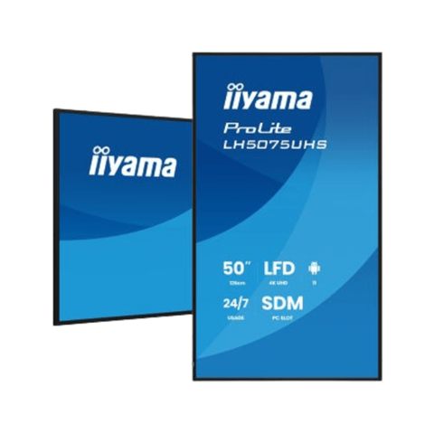 Монітор IIYAMA 50'' PROLITE LH5075UHS-B2AG (чорний, тонкі рамки)