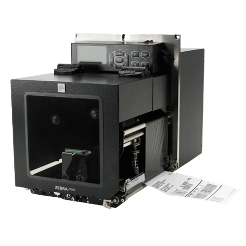 Принтер етикеток ZE500/4''/203dpi/LH/RS232/LPT/USB/Ethernet