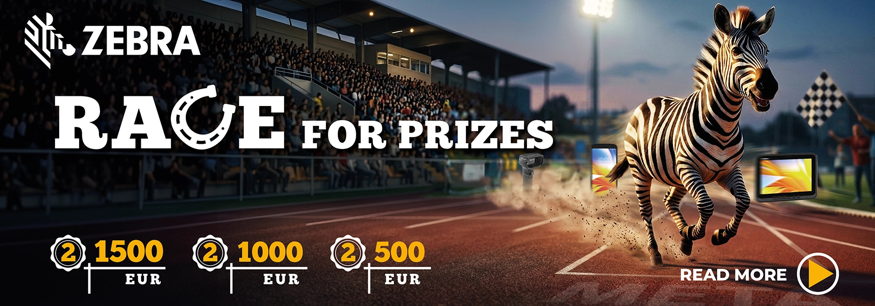 Zebra Race for rewards