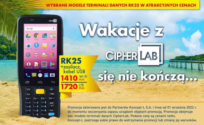Wakacje z CipherLab się nie kończą