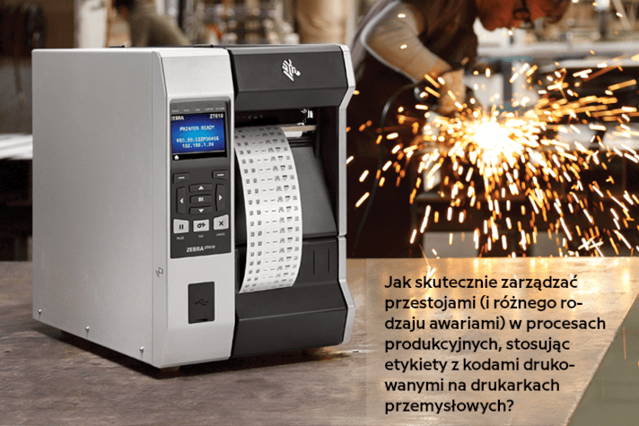 Drukarka Zebra ZT610 w zastosowaniu magazynowym